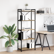 vidaXL Bokhylla artisan ek 60 x 30 x 153 cm Konstruerat trä