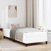 vidaXL Säng Övrigt Ren vit 90 x 190 cm Konstläder