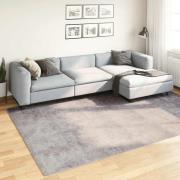 vidaXL Matta tvättbar 190x300 cm grå halkfri