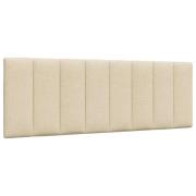 vidaXL Headboard Cushion "Hanko" Cream 140 cm Fabric