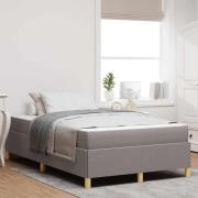 vidaXL Bäddfjäder Övrigt Taupe och vit 120 x 190 cm tyg