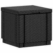 Keter Cube Förvaringspuff grafitgrå 213816
