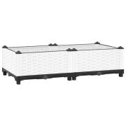 vidaXL Upphöjd odlingslåda 80x40x23 cm polypropen