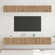 vidaXL TV-bänkset 6 pcs artisan ek 80 x 30 x 30 cm Konstruerat trä