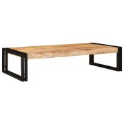 vidaXL Badrumshylla med hylla 100 x 50 x 23 cm Massiv Mangoträ, Järn