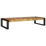 vidaXL Badrumshylla med hylla 120 x 50 x 23 cm Massiv Mangoträ, Järn