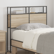 vidaXL Förvaringshuvudgavel Sonoma ek 75 cm Konstruerat trä
