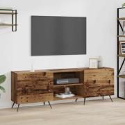 vidaXL TV-skåp Gammalt trä 150 x 30 x 50 cm Konstruerat trä