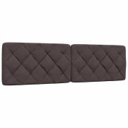 vidaXL Headboard Cushion Dark Brown 180 cm Fabric