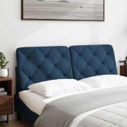vidaXL Headboard Cushion Blue 140 cm Fabric