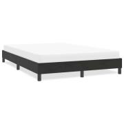 vidaXL Sängram utan madrass svart 140x210 cm sammet
