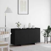 vidaXL Sideboard Svart 135 x 41 x 69 cm Konstruerat trä