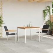 vidaXL Trädgårdsmöbelset 3 pcs Massivt Trä Akacia