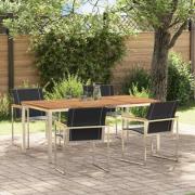 vidaXL Trädgårdsmöbelset 5 pcs Massivt Trä Akacia