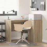 vidaXL Hörnskrivbord 2 pcs Sonoma-ek 102 x 50 x 75 cm Konstruerat trä