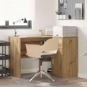 vidaXL Hörnskrivbord 2 pcs artisan ek 102 x 50 x 75 cm Konstruerat trä