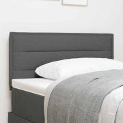 vidaXL LED huvuddyna med LED-ljusslingor Mörkgrå 100 cm tyg