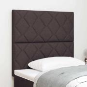 vidaXL LED huvuddyna Brun 100 cm tyg