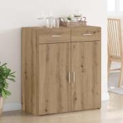 vidaXL Förvaringsskåp artisan ek 80 x 42.5 x 93.5 cm Konstruerat trä