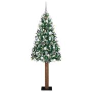 vidaXL Smal julgran Grön 77 x 77 x 210 cm PVC