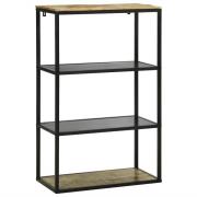 vidaXL Bokhylla Brun 70 x 35 x 110 cm Massivt Mangoträ