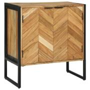 vidaXL Sideboard Brun 70 x 35 x 75 cm Massivt akaciaträ