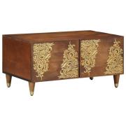 vidaXL Kaffeebord honungsbrun 80 x 50 x 40 cm massivt mangoträ