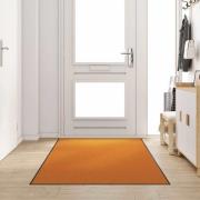 vidaXL Dörrmatta Orange och Svart 120 x 250 cm Polyamid och PVC