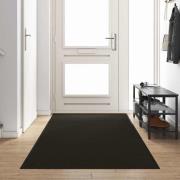 vidaXL Dörrmatta Svart 120 x 350 cm Polypropylen och vinyl