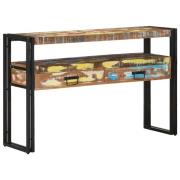 vidaXL Konsolbord med låda 120 x 33 x 75 cm massivt återvunnet trä