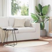 vidaXL Matta HUARTE Kräm 80 x 150 cm Polyester