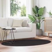 vidaXL Matta HUARTE Svart 170 x 120 cm 100% Polyester