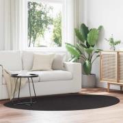 vidaXL Matta Svart 140 x 200 cm Polyester