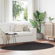 vidaXL Matta Svart 140 x 200 cm Polyester
