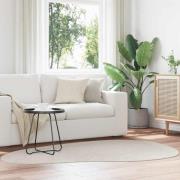 vidaXL Områdesmattor HUARTE Sand 140 x 200 cm Polyester