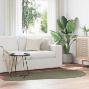 vidaXL Områdesmattor HUARTE Skoggrön 100 x 200 cm Polyester