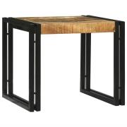 vidaXL Kaffeebord 2 pcs Brun 48 x 40 x 40 cm massivt mangoträ