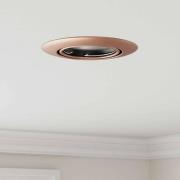 vidaXL Spotlights med strålkastare 12 pcs Koppar 9 x 9 cm Metall