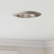 vidaXL Spotlight 24 pcs Silver 9 x 9 x 2.5 cm Metall