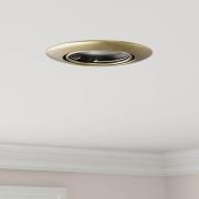 vidaXL Spotlight 24 pcs Mässing 9 x 9 x 2.5 cm Metall