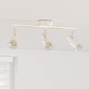 vidaXL Takspotlight Borstad nickel 39 x 10.5 x 10.5 cm Stål