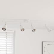 vidaXL Takspotlight Vit 69.5 x 12.5 x 10.5 cm Stål