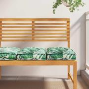 vidaXL Kudde Löv 2 pcs Bladmönster 40 x 40 x 8 cm Oxford Tyg