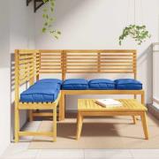 vidaXL Palldyna för sits 6 pcs Kungsblå 40 x 40 x 8 cm Oxford tyg