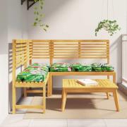 vidaXL Palldyna för sits Blommor 6 pcs Flerfärgsdesign 40 x 40 x 8 cm