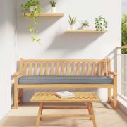 vidaXL Pallkuddset 2 pcs Grå 180 x 40 x 8 cm 100% Polyester