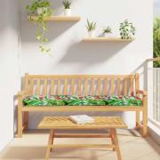 vidaXL Pallkuddset 2 pcs Tropisk djungel 180 x 40 x 8 cm Oxford Tyg