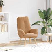 vidaXL Avkopplande stol Beige 69 x 74 x 93 cm tyg