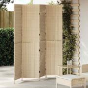 vidaXL Rumsavskiljare Beige 196 x 200 cm konstrotting