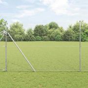 vidaXL Hexagonstängsel Silver 1.5 x 100 m Galvaniserat stål